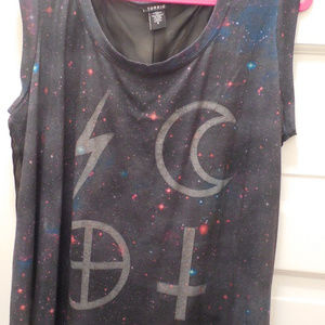 Torrid size 2 sleeveless sheer back tank